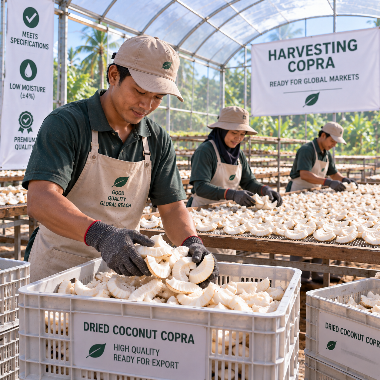 Pengemasan copra